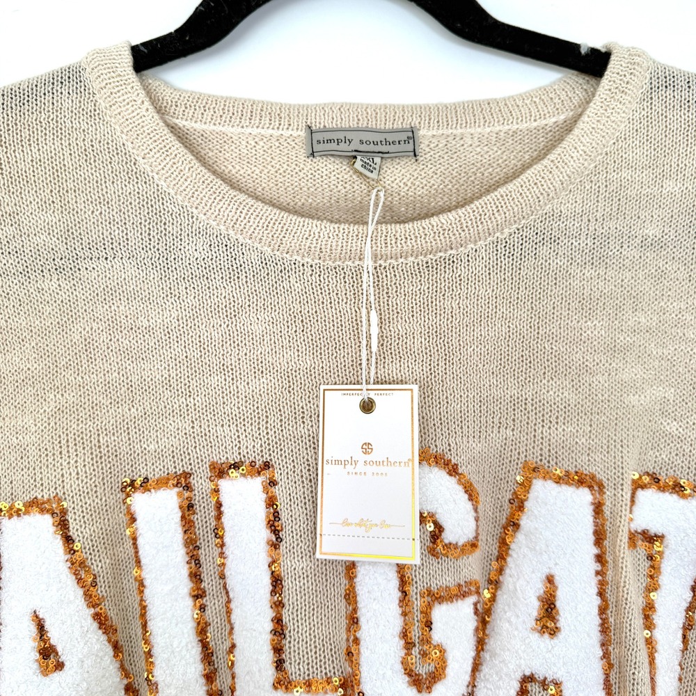 Simply Southern Tailgate Football Everyday Long Sleeve Sweater XXL NEW - Picture 6 of 10